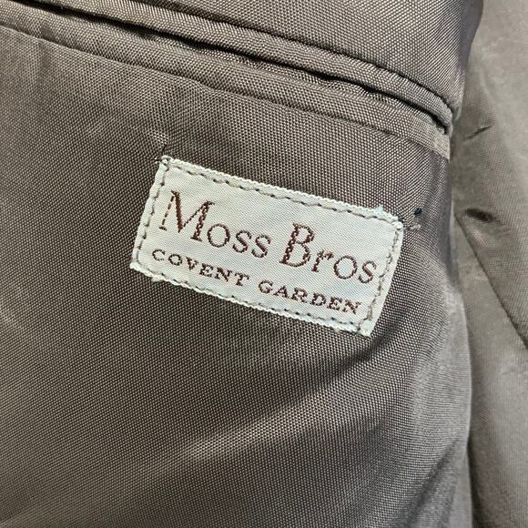 Moss Bros Roberts of Selkirk Pure New Wool Norfolk Jacket Vintage Mens 42R Brown - Picture 6 of 8